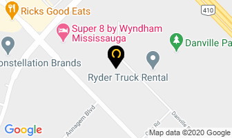 Interface Forwarding Inc in Mississauga map