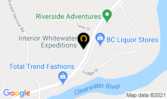 Interior Whitewater Expeditions Ltd in Clearwater map