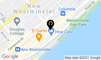 International Millenium Mining in New Westminster map