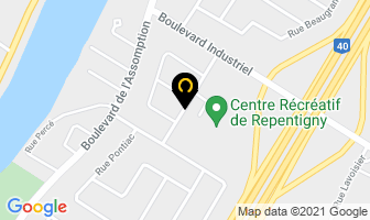 Internationaux De Tennis Junior Du Canada in Repentigny map