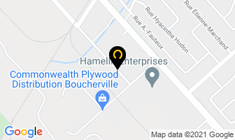 Intersand Canada Inc in Boucherville map