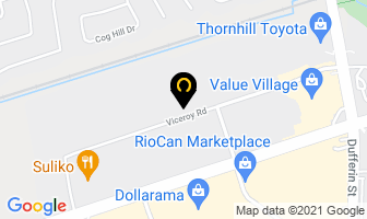 Intimate Lingerie in Vaughan map