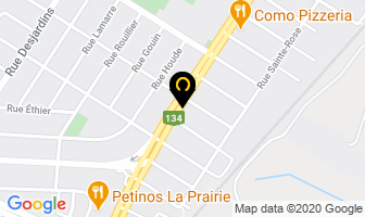 Intimit&eacute; Coiffure in La Prairie map