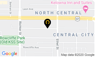 Intrigue Landscaping & Lawn Maintenance in Kelowna map