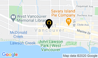 Investia in West Vancouver map