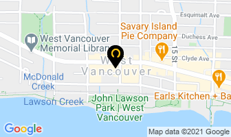 Investia in West Vancouver map