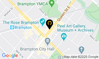 Investors Group in Brampton map