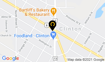 Investors Group in Clinton map