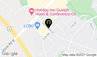 Investors Group Financial Services in Guelph map