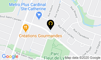 Iris in Sainte-catherine map