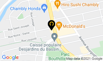 Iris in Chambly map