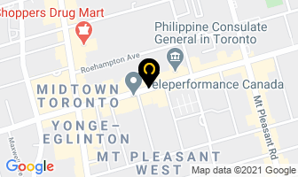 Irish Travel in Toronto map
