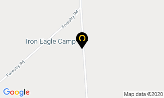 Iron Eagle Camp in Red Earth Creek map