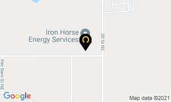 Iron Horse Energy Services in Redcliff map