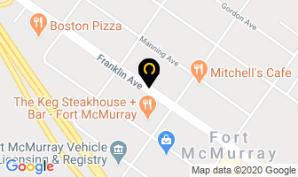 Iron Workers Loc 720 in Fort McMurray map