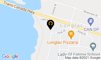 Iroquois Falls Public Library in Longlac map