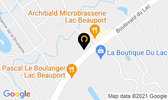 Irving in Lac-beauport map