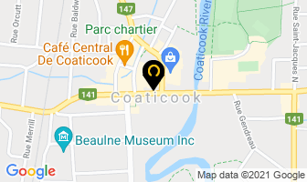 Irving in Coaticook map