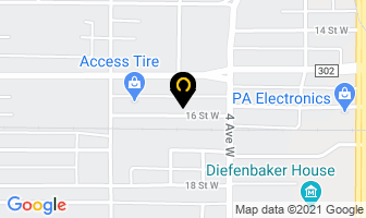 Irwin Physiotherapy Professional Corporation in Prince Albert map