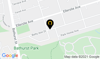 Isaac A Pianos in North York map