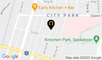 Isask Mortgage Brokers in Saskatoon map