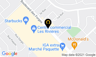 Isis Zone Maternit&eacute; in Trois-Rivières map