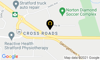 Island First Aid Services in Stratford map