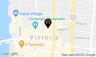 Island Gourmet Catering in Victoria map