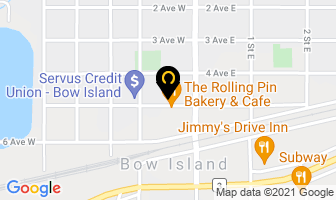Island Inn (1996) Restaurant in Bow Island map