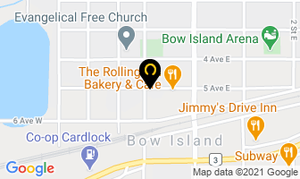 Island Mexican Store in Bow Island map