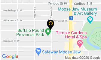 Isley W L Bud in Moose Jaw map
