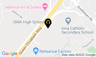 Isna High School in Mississauga map