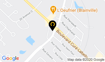 Isolation Premier Choix Inc in Blainville map