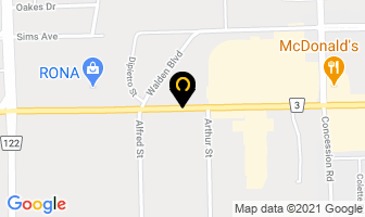 Isseppon & Spironello Construction & Engineering Inc in Fort Erie map