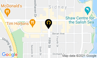 Itzyu Designs Natural Clothing Ltd in Sidney map