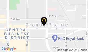 Ivanhoe Contracting in Grande Prairie map