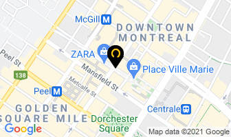 Ivoir&eacute; in Montreal map
