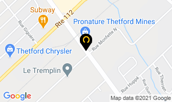 Ixore Inc in Thetford Mines map