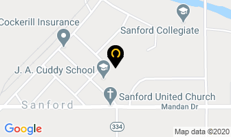J A Cuddy School in Sanford map
