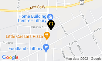 J & D Bowling & Restaurant in Tilbury map