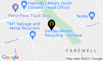 J & N Auto Service in Oshawa map