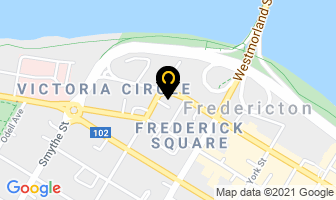 J B Real Estate Ltd in Fredericton map