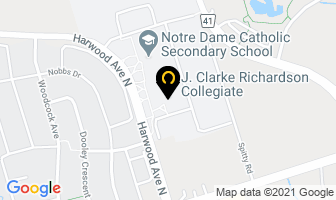 J Clarke Richardson Collegiate in Barrie map