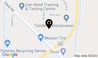 J D Lawn Service in Sarnia map