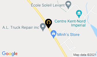 J G P Garage Ltd in Richibucto map