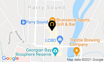 J J's Garden in Parry Sound map