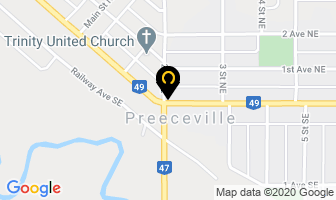 J K Redi-Mix Ltd in Preeceville map