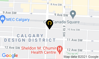 J M Morie Advertising in Calgary map