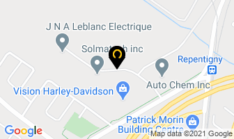 J N A Leblanc &eacute;lectrique Inc in Repentigny map