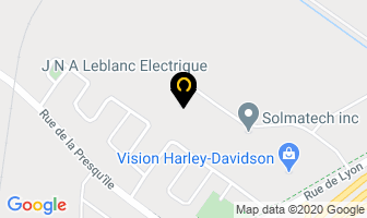 J N A Leblanc Electrique Inc in L'Assomption map